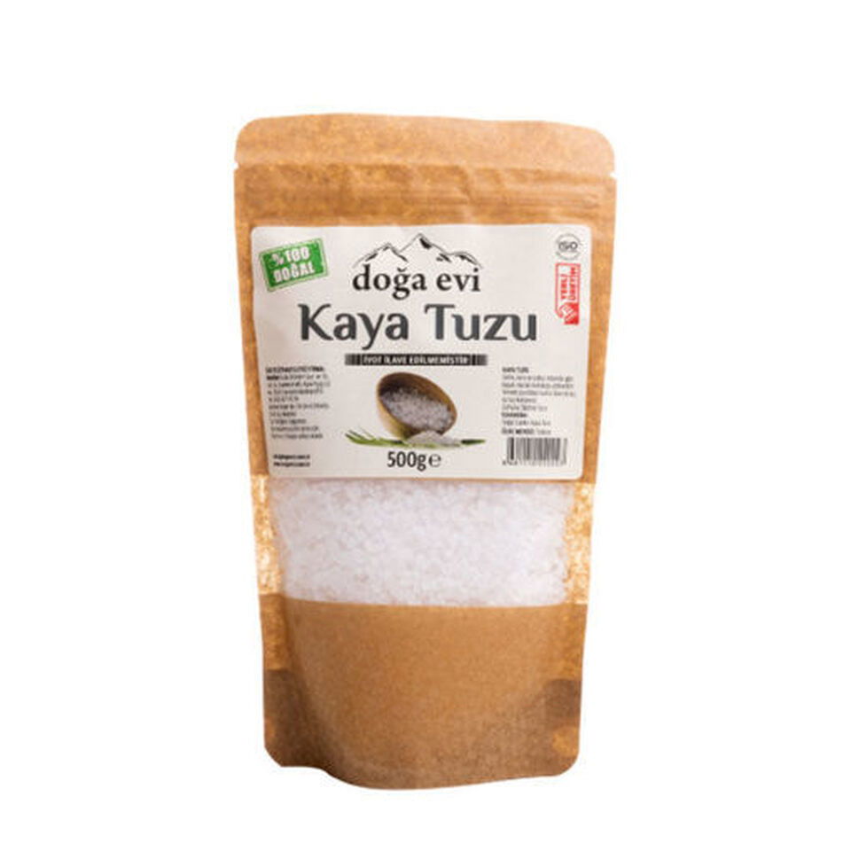 DOĞA EVİ  İYOTLU  KAYA TUZU  500 GR